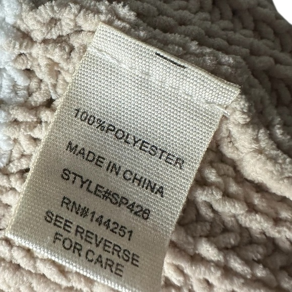 Moon & Madison Striped Chunky Knit Cropped Sweater Women’s Size S - Picture 6 of 8